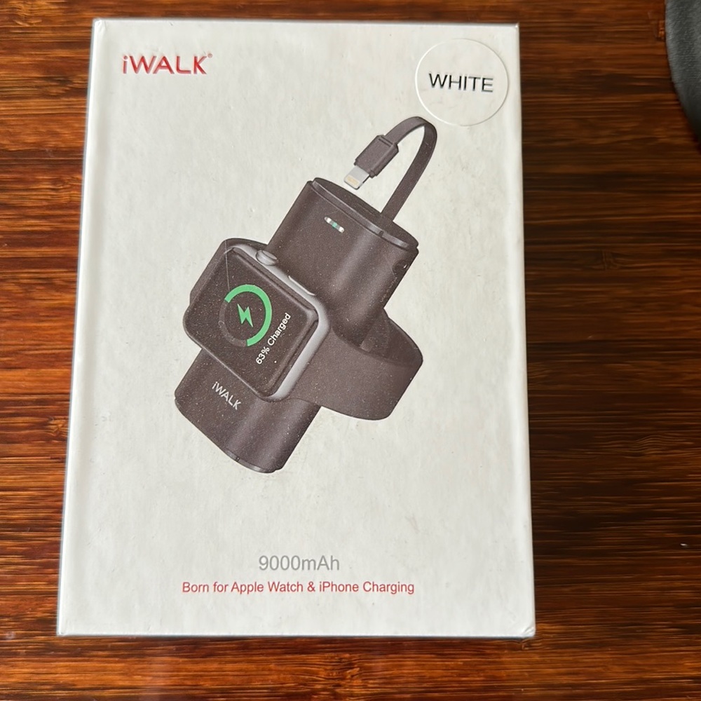 I walk iPhone and watch charger